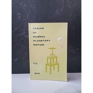 Tables Of Diurnal Planetary Motion Paperback